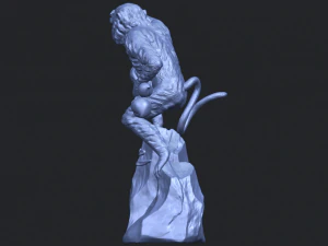 scimmia a06 Modello di stampa 3D