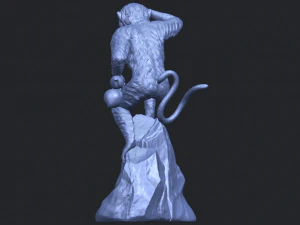scimmia a06 Modello di stampa 3D