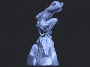 scimmia a06 Modello di stampa 3D