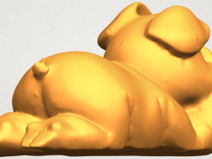 pig Modelo de impresión 3D