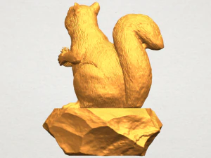 squirrel 01 3D Print Model