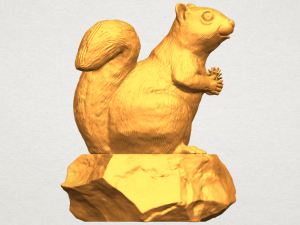 squirrel 01 3Dプリントモデル