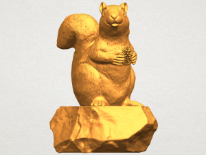 squirrel 01 3Dプリントモデル