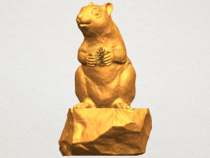 squirrel 01 3Dプリントモデル