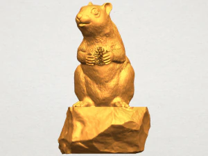 squirrel 01 3D Print Model