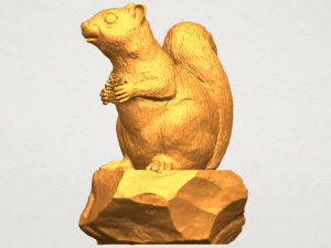 squirrel 01 3D Print Model