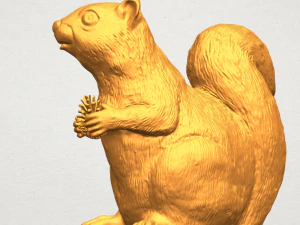 squirrel 01 3D Print Model