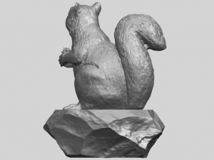squirrel 01 3Dプリントモデル