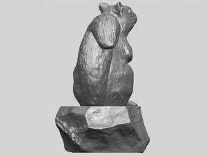 squirrel 01 3D Print Model