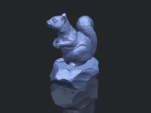 squirrel 01 3Dプリントモデル