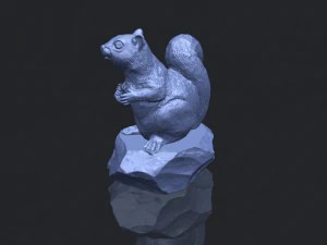 squirrel 01 3D Print Model