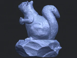 squirrel 01 3D Print Model