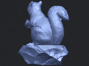 squirrel 01 3D Print Model