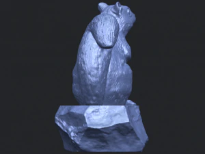 squirrel 01 3D Print Model
