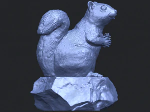 squirrel 01 3D Print Model