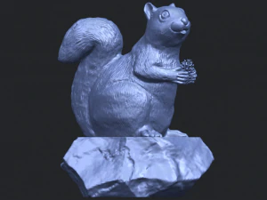 squirrel 01 3D Print Model