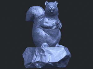 squirrel 01 3D Print Model