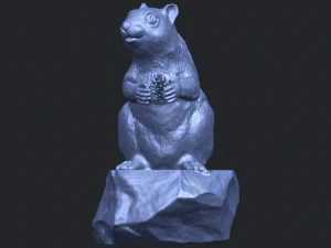 squirrel 01 3D Print Model