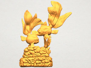 dwie ryby Model do druku 3D