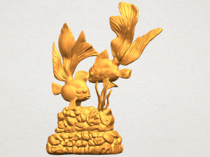 two fish 3D-printmodel