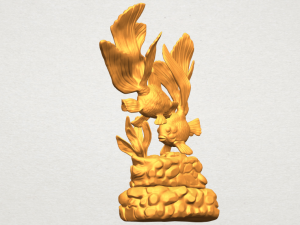 two fish 3D-printmodel