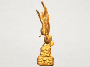 two fish 3D-printmodel