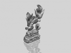 two fish 3D-printmodel