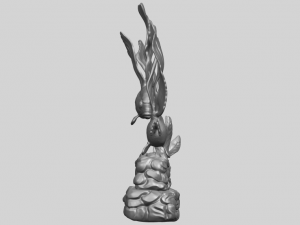 two fish 3D-printmodel