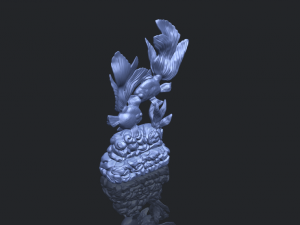 two fish 3D-printmodel