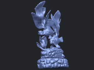 two fish 3D-printmodel