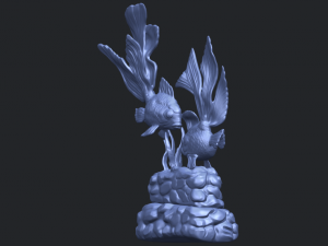 two fish 3D-printmodel