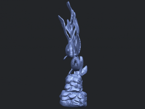 two fish 3D-printmodel
