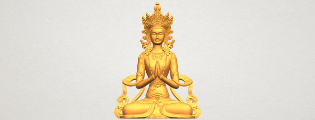 tibet budhha 01 3Dプリントモデル .c4d .max .obj .3ds .fbx .stl .blend 