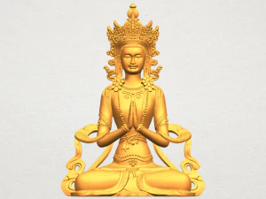 tibet buda 01 3D Baskı Modeli