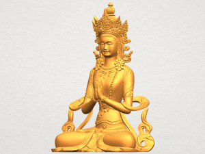 tibet budhha 01 3Dプリントモデル