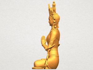 tibet budhha 01 3Dプリントモデル