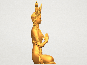 tibet budhha 01 3Dプリントモデル