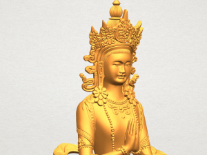 tibet budhha 01 3Dプリントモデル