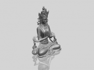 tibet budhha 01 3Dプリントモデル