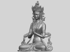 tibet budhha 01 3Dプリントモデル