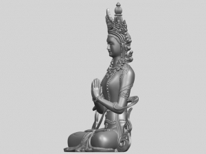 tibet budhha 01 3Dプリントモデル