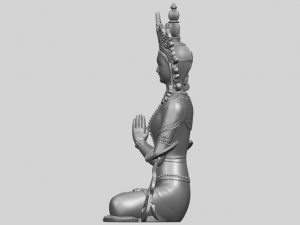 tibet budhha 01 3Dプリントモデル