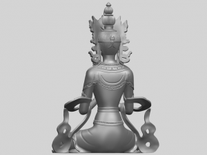 tibet budhha 01 3Dプリントモデル