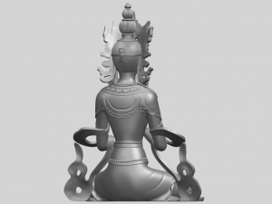 tibet budhha 01 3Dプリントモデル