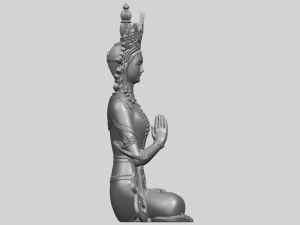 tibet budhha 01 3Dプリントモデル