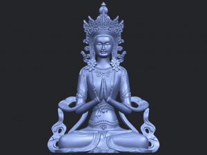 tibet budhha 01 3Dプリントモデル