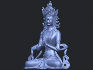 tibet budhha 01 3Dプリントモデル