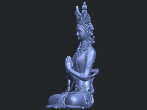 tibet budhha 01 3Dプリントモデル