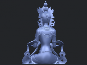 tibet budhha 01 3Dプリントモデル