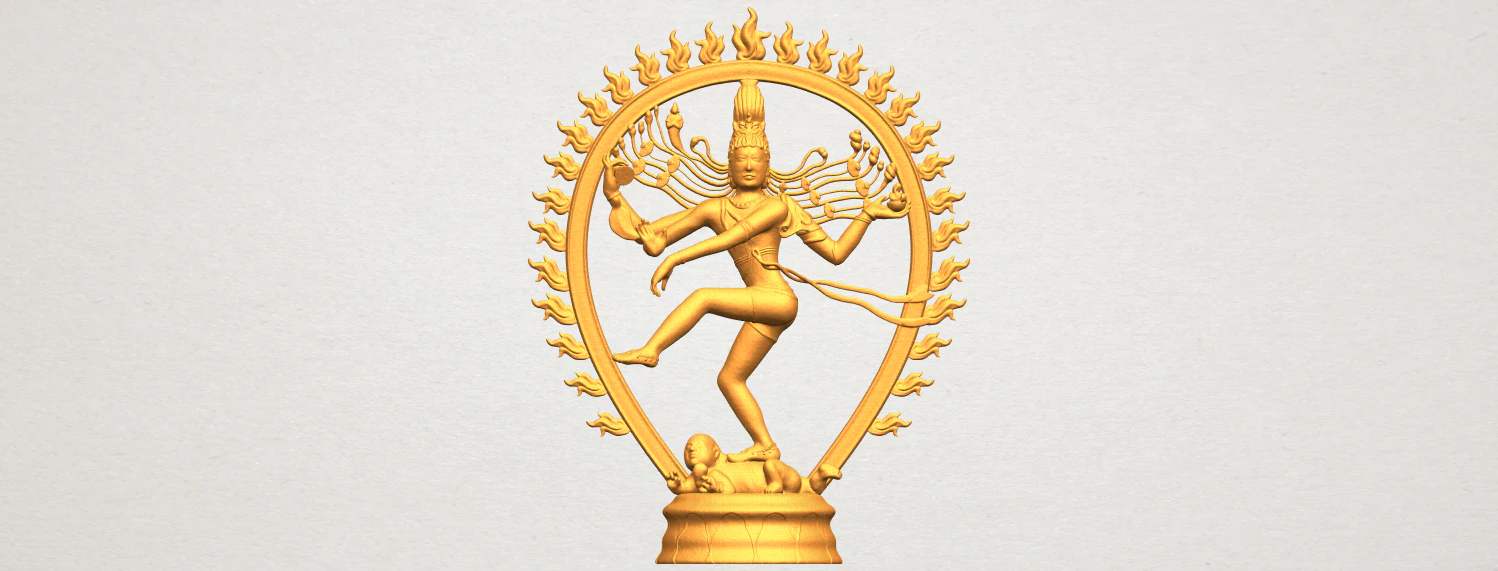 Шива король 3D Принт Модель .c4d .max .obj .3ds .fbx .stl .blend 